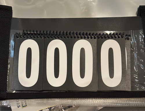 Side Cart Numbers Holder and Numbers