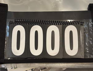 Side Cart Numbers Holder and Numbers