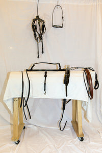 Deluxe Rolled Leather Show Harness