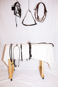 Rolled  Leather Show Harness