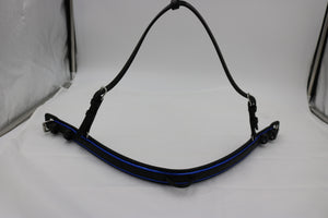 FIRST IMPRESSION LEATHER SHOW HARNESS- BLUE