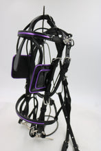 Load image into Gallery viewer, FIRST IMPRESSION LEATHER SHOW HARNESS-PURPLE