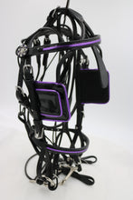 Load image into Gallery viewer, FIRST IMPRESSION LEATHER SHOW HARNESS-PURPLE